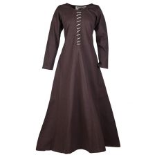 robe médiévale en coton manches longues