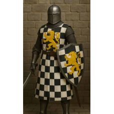 Tabard au damier tissu velours