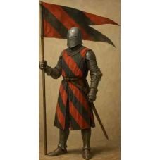 Tabard de chevalier médiéval