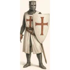 Ensemble Templier tabard et bouclier