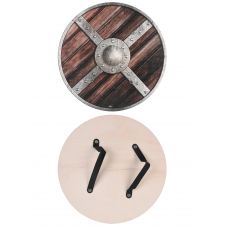 Bouclier rond en bois pour enfant