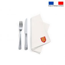 serviettes de table personnalis&eacute;es 40x40 cm