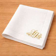 serviettes de table personnalis&eacute;es